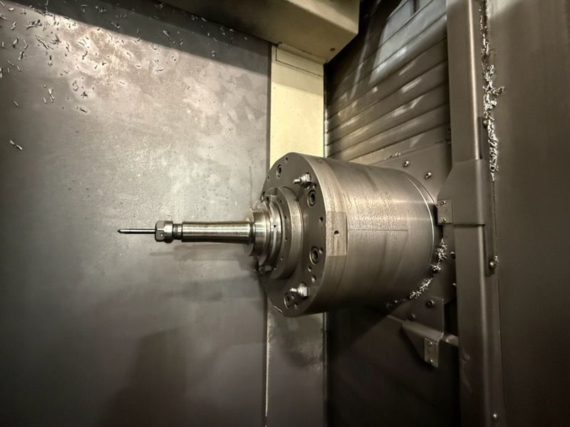 Enshu #GE580H, CNC horizontal machining center, Fanuc Control, 31.5" X, 31.5" Y, 32.7" Z, 40 automatic tool - Image 4