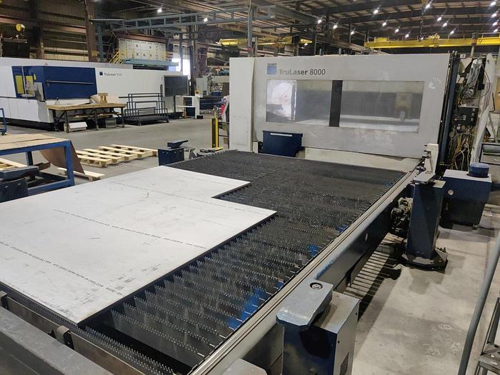 Trumpf #TruLaser-8000, CNC Co2 laser, 6000 watt, 8' x 13' sheet, Siemens Sinumerik 840D, 2011 - Image 1