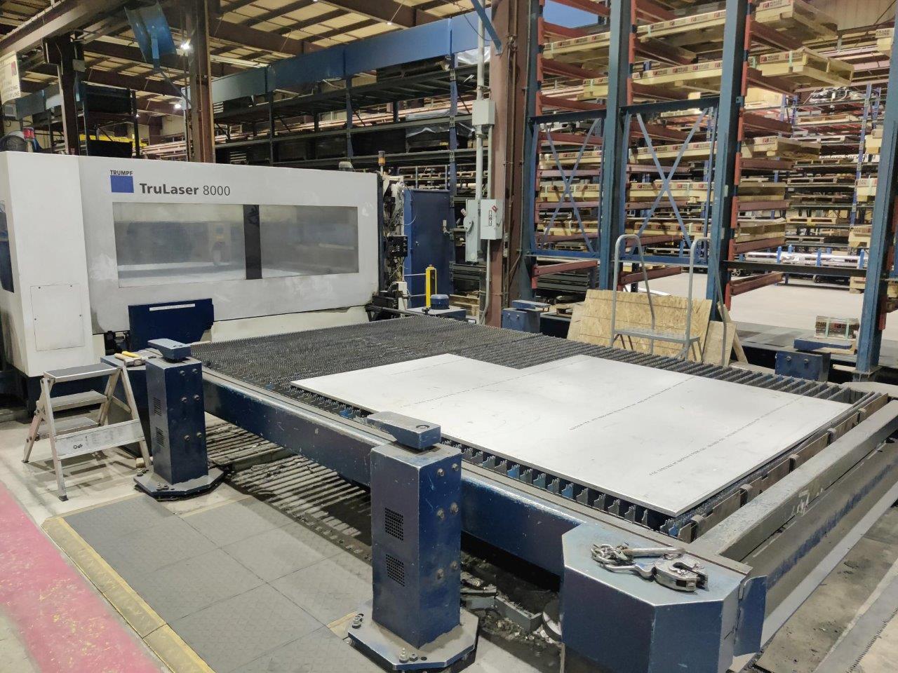 Trumpf #TruLaser-8000, CNC Co2 laser, 6000 watt, 8' x 13' sheet, Siemens Sinumerik 840D, 2011 - Image 2