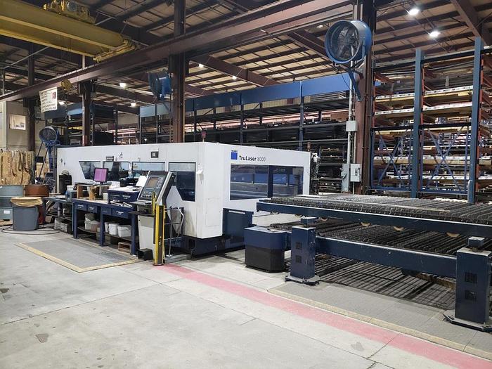 Trumpf #TruLaser-8000, CNC Co2 laser, 6000 watt, 8' x 13' sheet, Siemens Sinumerik 840D, 2011 - Image 3