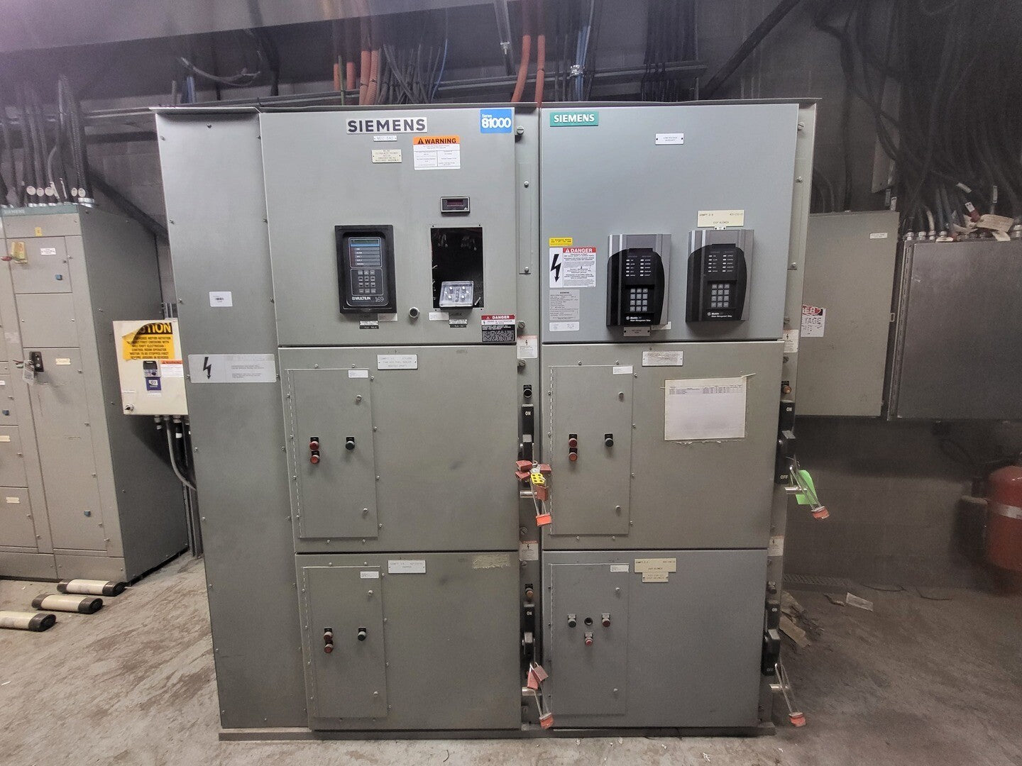 Siemens, MVC02-130008GA01C, 4160 Volts 3 Phase Medium Voltage Motor Control Center - Image 1