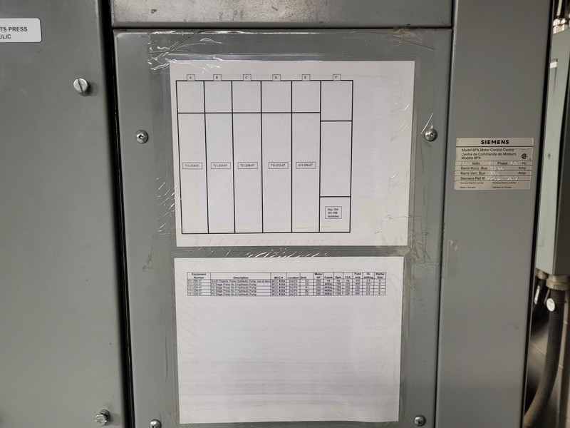 Siemens, 8PX, 600 Volts, 3-Phase Motor Control Center (MCC) - Image 4