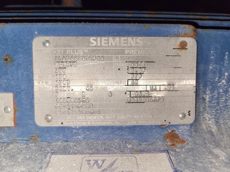 Canadian Blower, force draft fan, size 890, type L-25, 200 HP motor 575 V., 1785 RPM - Image 3