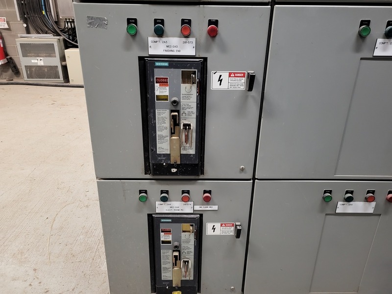 6000/9000 KVA 13800 Primary, 600Y/347 Secondary, Siemens, transformer w/switchgear unit - Image 10