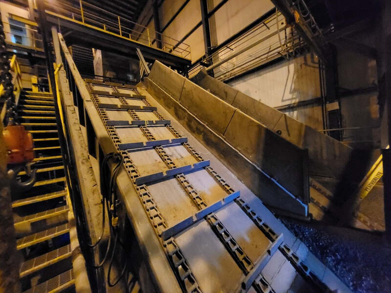 8' Infeed Log Conveyor - Image 1