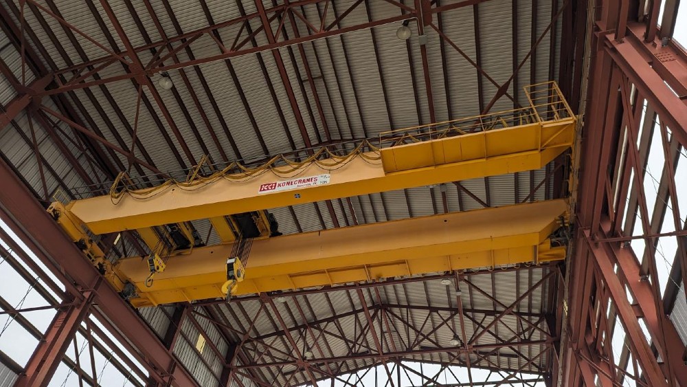 150/50 Ton, Kone, 70' 0" Span, 53' lift, class D, radio, VFD All Motions, 2004 [#2510] - Image 1