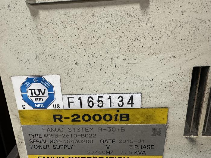 Fanuc, R-2000iB/165F, R-30iB with 7th Axis Servo spot weld gun & 8th Axis 3 meter RTU, 2014, #105194 (5 - Image 3