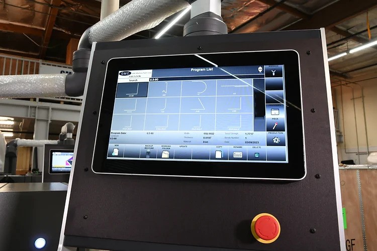 120" GMC #EFM-1014CNC, CNC Folding Machine, 48" CNC Back Gauge - Image 3