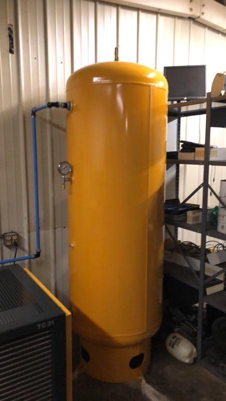55 CFM, 125 PSIG, Kaeser #SM15, Rotary Screw Air Compressor, w/ dryer, 15 HP, 3525 RPM, 460 V., 3279 Hrs, 2022 - Image 4