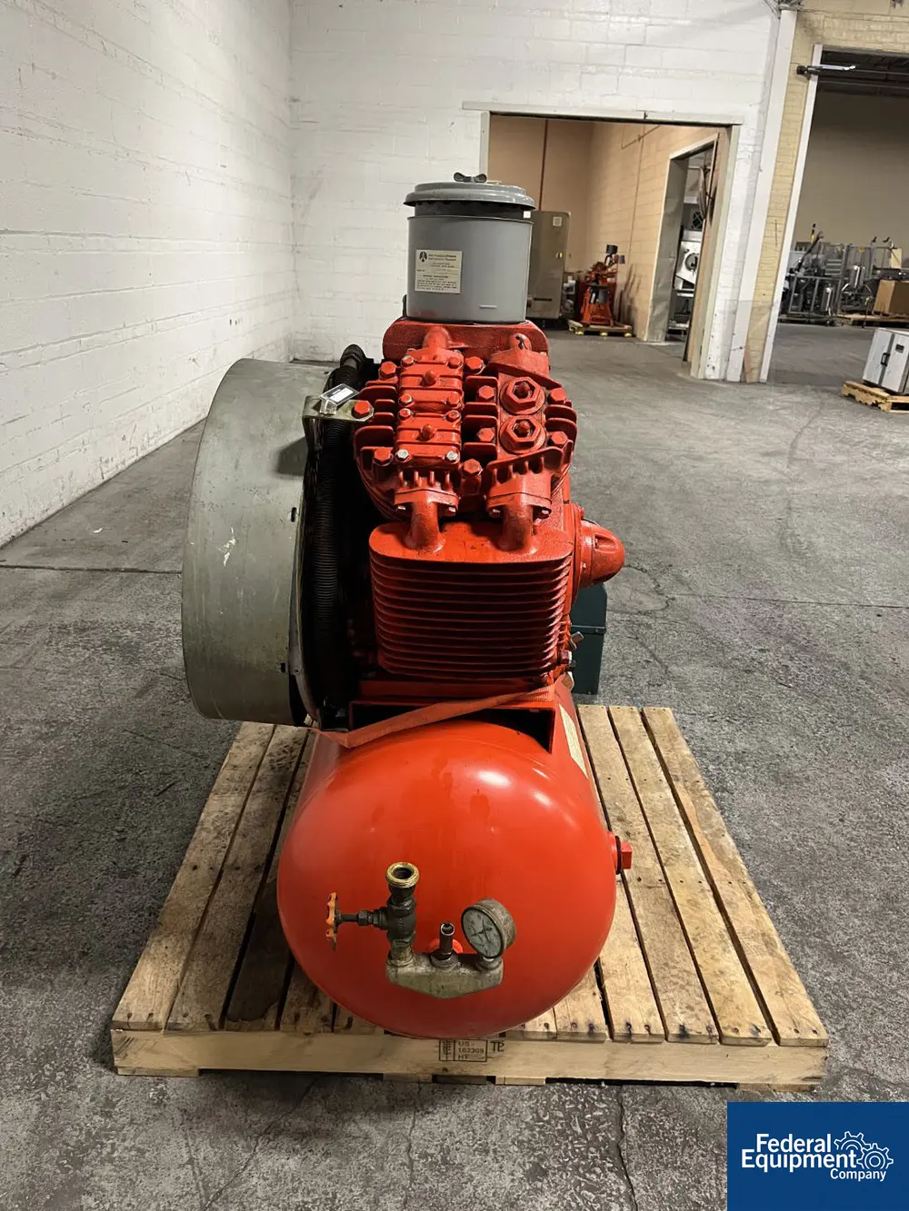 7.5 HP DeVilbiss #VDs-5050, Air Compressor, 1755 RPM, 460 V., 300 PSI - Image 6