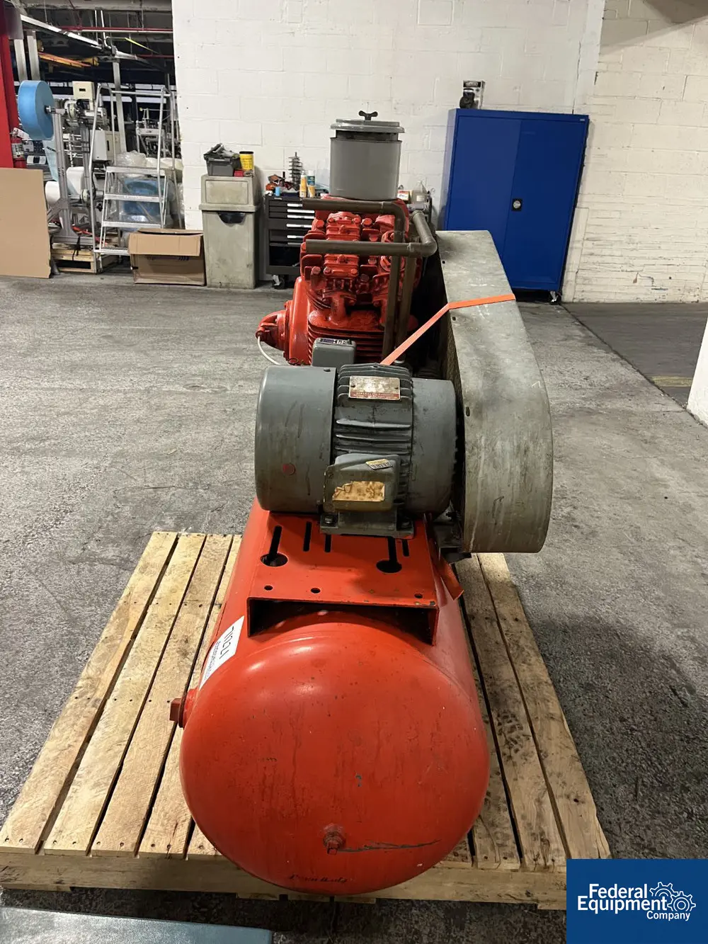 7.5 HP DeVilbiss #VDs-5050, Air Compressor, 1755 RPM, 460 V., 300 PSI - Image 8