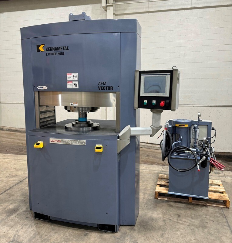 Extrude Hone #8/6-Vector-200 Special, 860 PSI Extrusion Pressure, AB Micrologix 1200, 2003 - Image 1