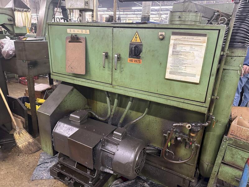 .33" x 2.16" Asahi Sunac #RH-60, 2-die 3-blow cold header, bushing cutoff, PKO, 1989 - Image 7