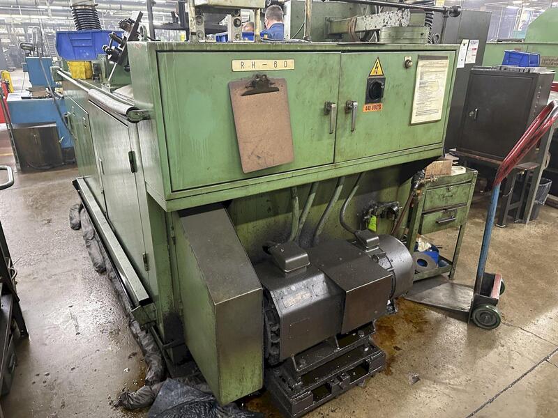 .33" x 2.16" Asahi Sunac #RH-60, 2-die 3-blow cold header, bushing cutoff, PKO, 1989 - Image 9