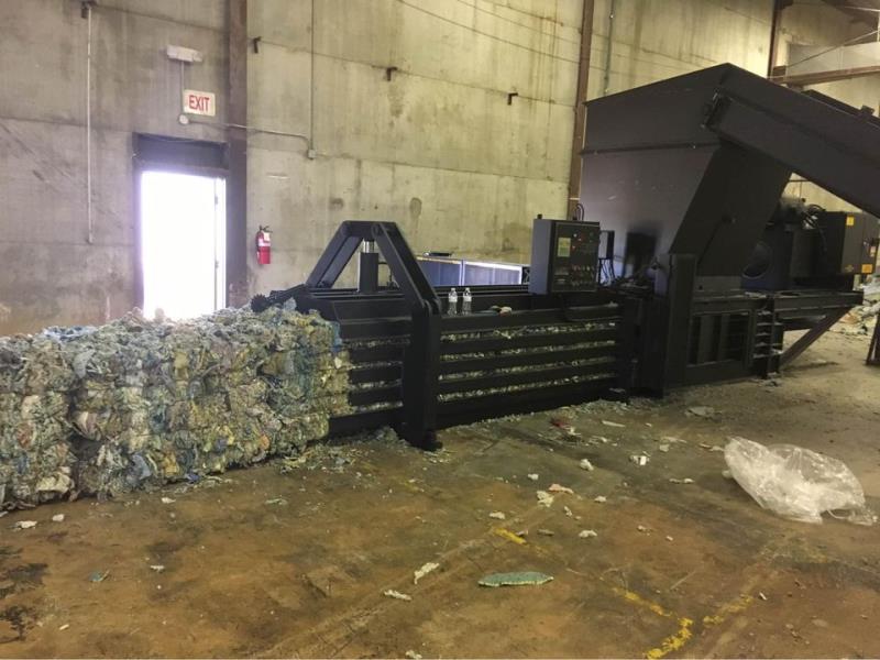 MSI #AT-643, Horizontal Baler, 60" x 43" Opening, 7" Cylinder, 480 V. - Image 1