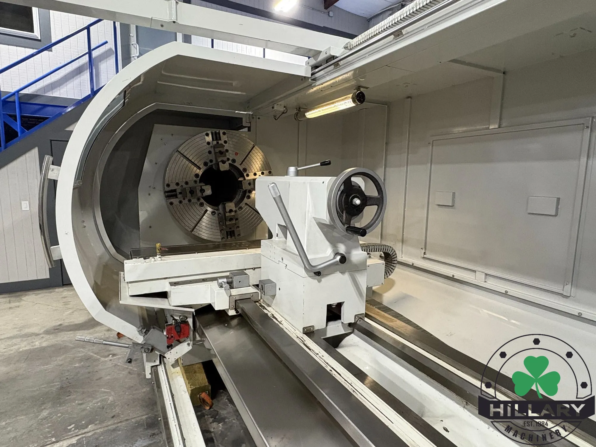 Milltronics #ML-40/80, 2 Axis Combination Lathe, 40" swing, 14" bar, 87" centers, 35 HP, tailstock, 2008 - Image 5