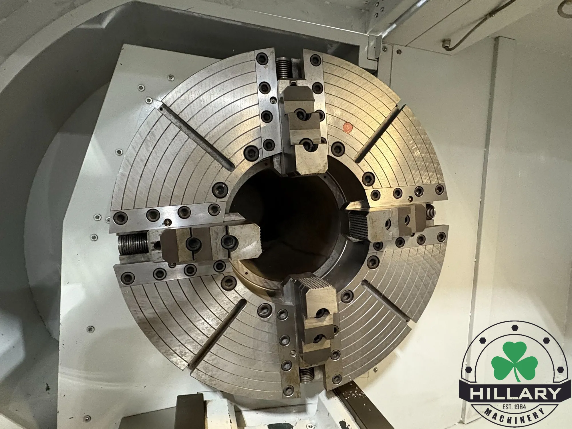 Milltronics #ML-40/80, 2 Axis Combination Lathe, 40" swing, 14" bar, 87" centers, 35 HP, tailstock, 2008 - Image 6