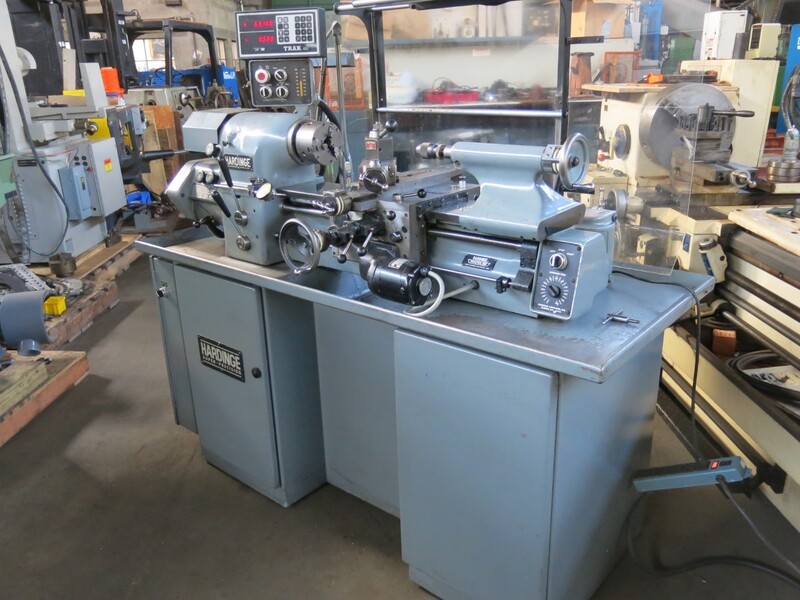 11" x 18" Hardinge #HLV-H, Precision Toolroom Lathe, inch/metric threading, 5" chk, Trak digital read out - Image 2