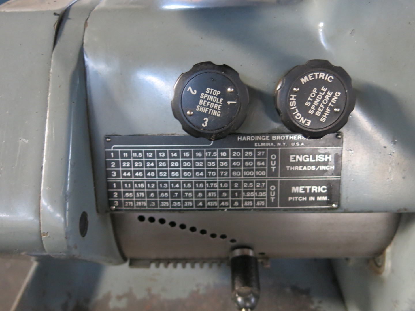 11" x 18" Hardinge #HLV-H, Precision Toolroom Lathe, inch/metric threading, 5" chk, Trak digital read out - Image 6