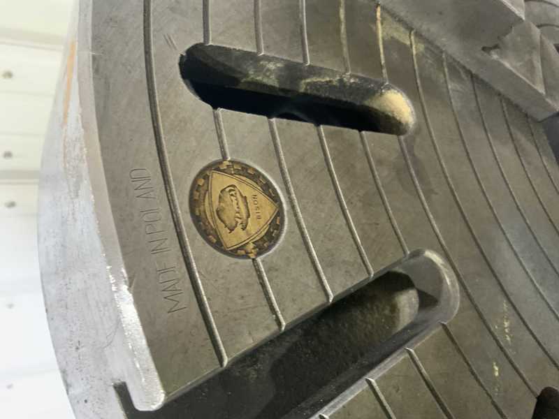 25" Bison 4-Jaw Independent Lathe Chuck, 550 RPM - Image 3
