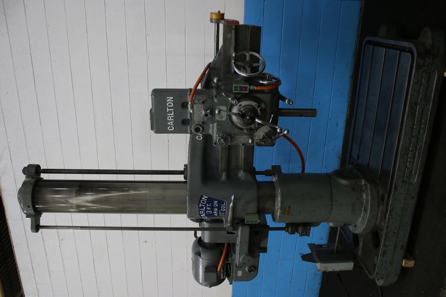 3' -11" Carlton Radial Drill, 42" x 32" Base, 2000 RPM, 5 HP - Image 2