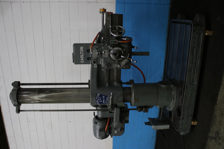 3' -11" Carlton Radial Drill, 42" x 32" Base, 2000 RPM, 5 HP - Image 4