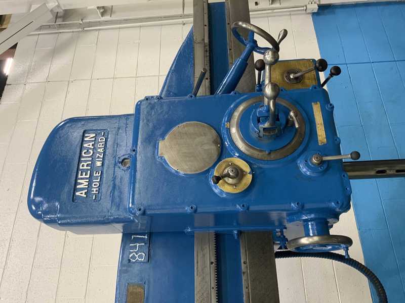 4' -11" American Radial Drill, 57" x 35" Base, 5 HP - Image 2