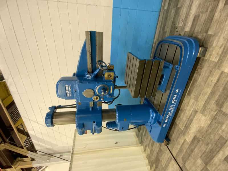 4' -11" American Radial Drill, 57" x 35" Base, 5 HP - Image 5