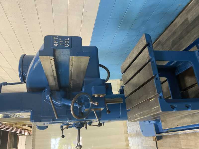 4' -11" American Radial Drill, 57" x 35" Base, 5 HP - Image 6