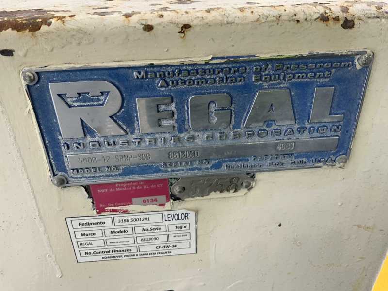 4000 lb. Regal #4000-12-SRNP-SDB, Non-Motorized Coil Reel, 6 Keepers - Image 2