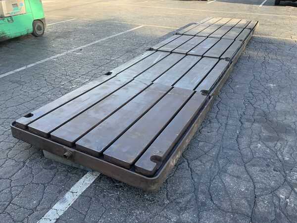 60" x 480" T-Slotted Floor Plate, 5 Slots - Image 1