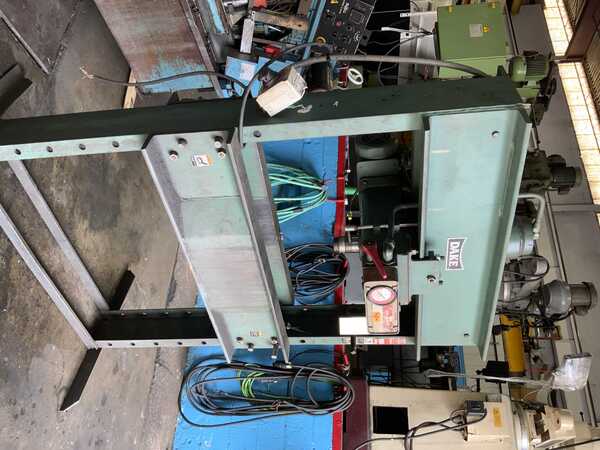 75 Ton, Dake #5-075, H Frame Hydraulic Press, 10" Stroke, 48" x 16" Table, 2 HP - Image 2