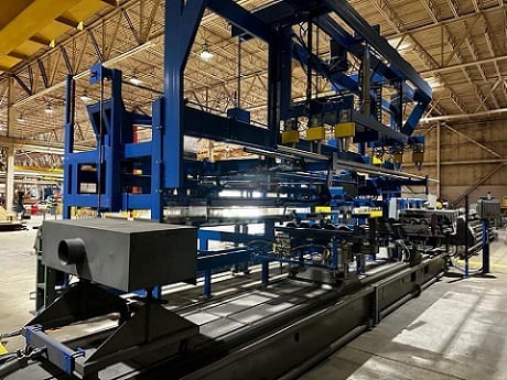 4" -3/4" ID Tube Polisher/Manipulator, 3-Head, 20' L Capacity, Dust Collector & Kleenall Chip Filtration - Image 2