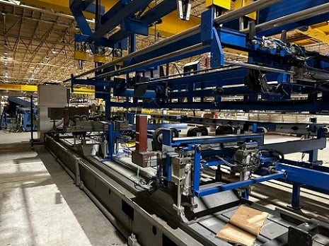4" -3/4" ID Tube Polisher/Manipulator, 3-Head, 20' L Capacity, Dust Collector & Kleenall Chip Filtration - Image 3