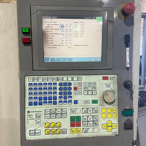Mitsubishi #4015LVP-Plus, CO2 CNC laser, 4000 Watt, 5' x 10', dual pallet shuttle table - Image 4