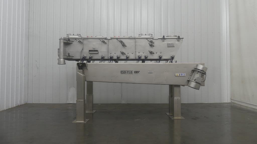 18" wide x 7' long, Key #SH01059819, Vibratory Conveyors, 7" diameter Discharge, 2018 - Image 1