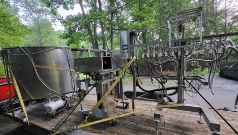 SureKap #12-Head, Bottle Filling Line, Piston Filler, 1500 Gal. Mixing Tank w/ Pump - Image 2