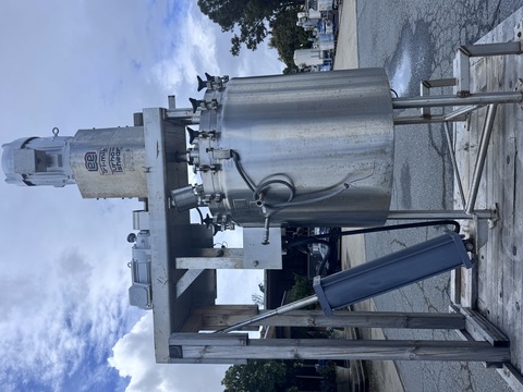 100 gallon Lee #1000D12T, Vacuum Rated Kettle, 90 PSI @ 332°F, 20 HP, 480 V., 3525 RPM, 1993 - Image 2