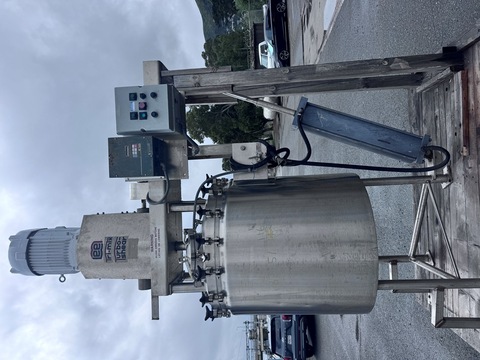100 gallon Lee #1000D12T, Vacuum Rated Kettle, 90 PSI @ 332°F, 20 HP, 480 V., 3525 RPM, 1993 - Image 4