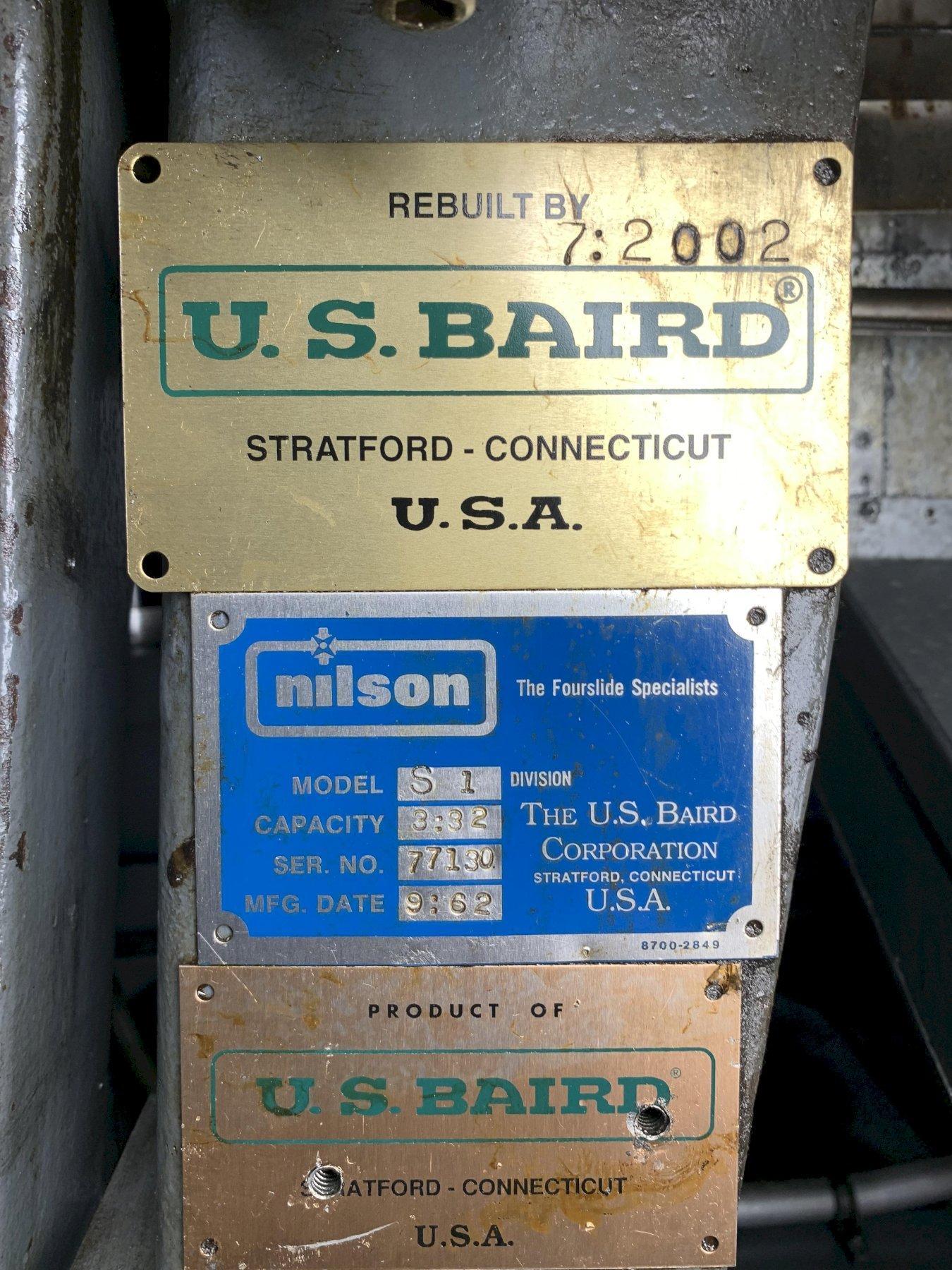 Nilson #S-1, Fourslide Wire Former, 3/32" wire diameter, 1-3/8" strip width, AC Drive, 8" feed, 2 HP Motor - Image 7