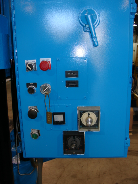 200 Ton, Up-act., 4-post, 24" x24", elec.platens, 15" -28" DL, 15" stroke, controls, #1553 (10 available) - Image 3