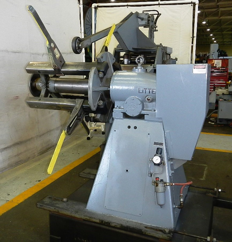 4000 lb. Littell #40-24, Motorized Uncoiler, 24" Max. Width, 20.5" ID x 60" outside dimensions, 1989 - Image 3