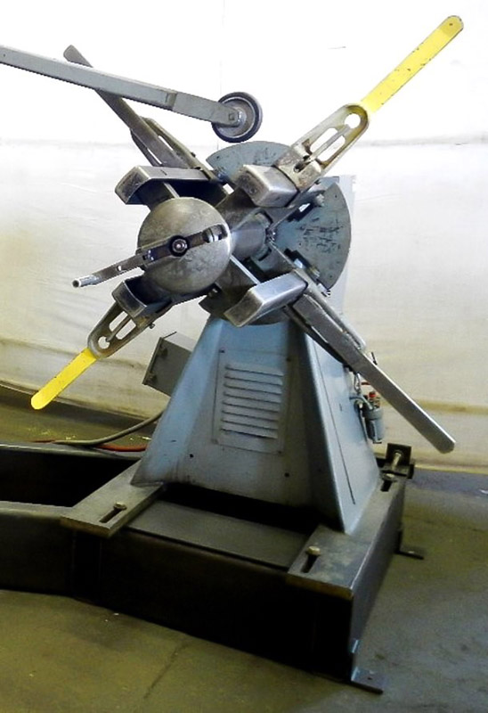 4000 lb. Littell #40-24, Motorized Uncoiler, 24" Max. Width, 20.5" ID x 60" outside dimensions, 1989 - Image 4