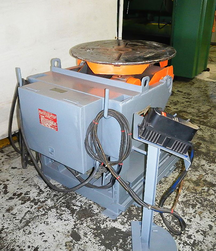 1000 lb. Ransome #10-P, Welding Positioner, 30" diameter Table, 460 V., 1969 - Image 3