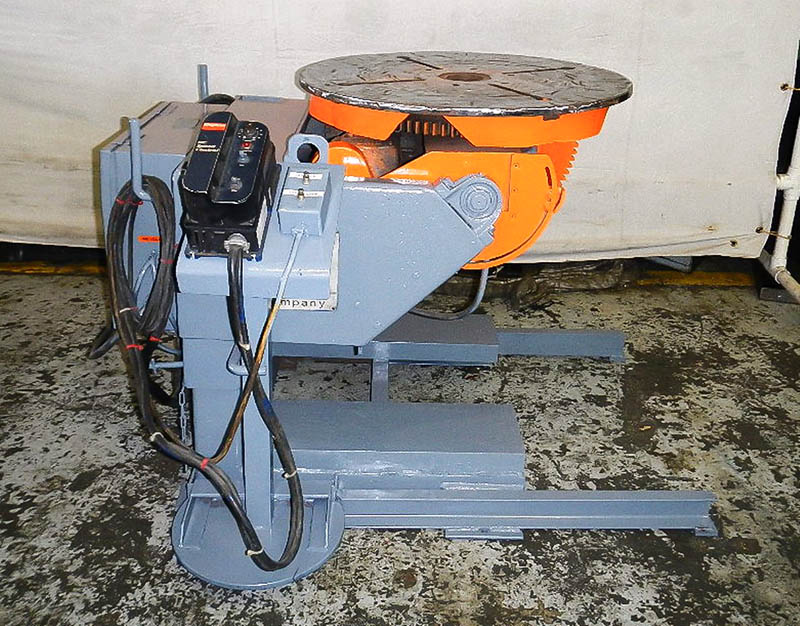 1000 lb. Ransome #10-P, Welding Positioner, 30" diameter Table, 460 V., 1969 - Image 6