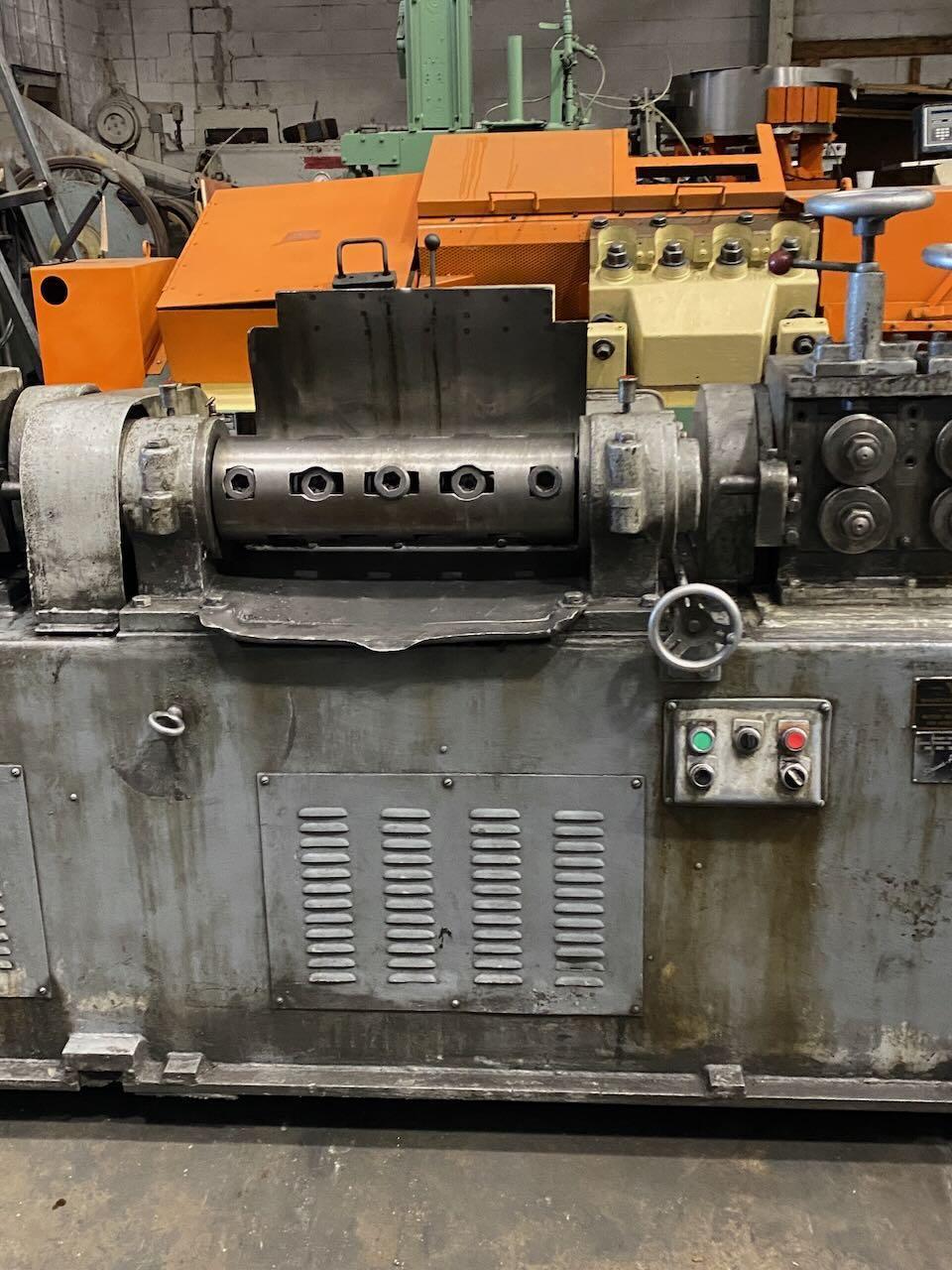 1/2" shuster #3AV Wire Straightener & Cutting Machine, 41" Max cutoff length, 75-228 FPM - Image 3