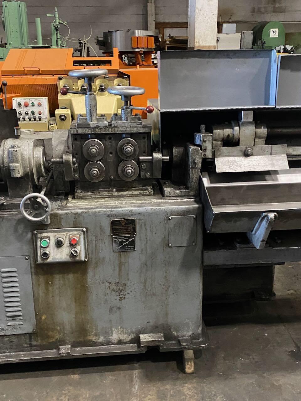 1/2" shuster #3AV Wire Straightener & Cutting Machine, 41" Max cutoff length, 75-228 FPM - Image 4