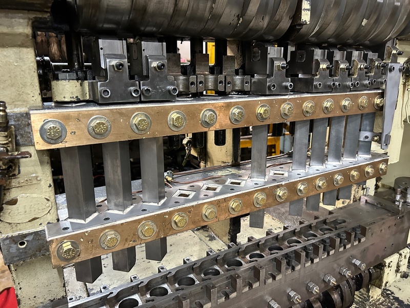 10 Ton, Waterbury-Farrel #1012+1 ICOP, eyelet & transfer press, Minster clutch mint, 2" stroke, 13 station - Image 5