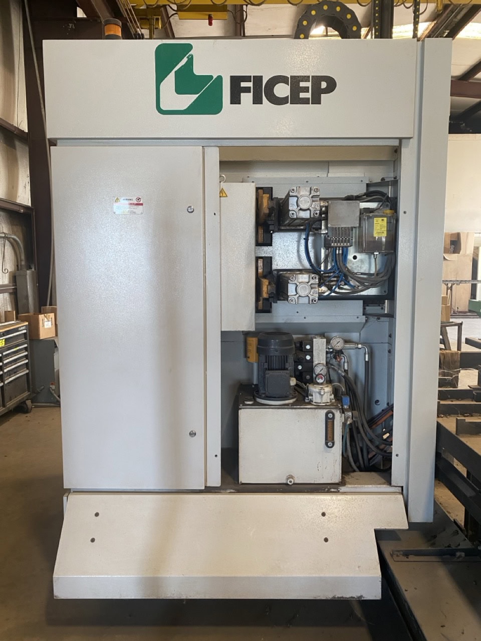 Ficep #1201-DE, Beam Line, 47.25" Section Depth, 25 HP, 4000 RPM, 6 ATC, 2014 - Image 8