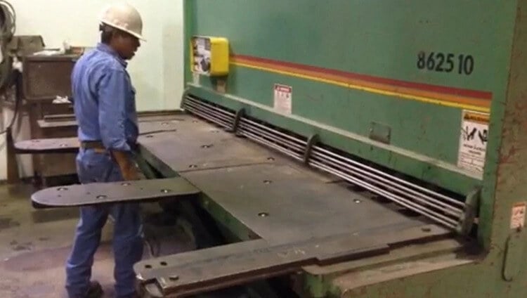 5/8" x 10' Accurshear #862510, Hydraulic Power Squaring Shear, 32 Ton, 9 27 SPM, 50 HP, 48" Backgauge, 1984 - Image 1